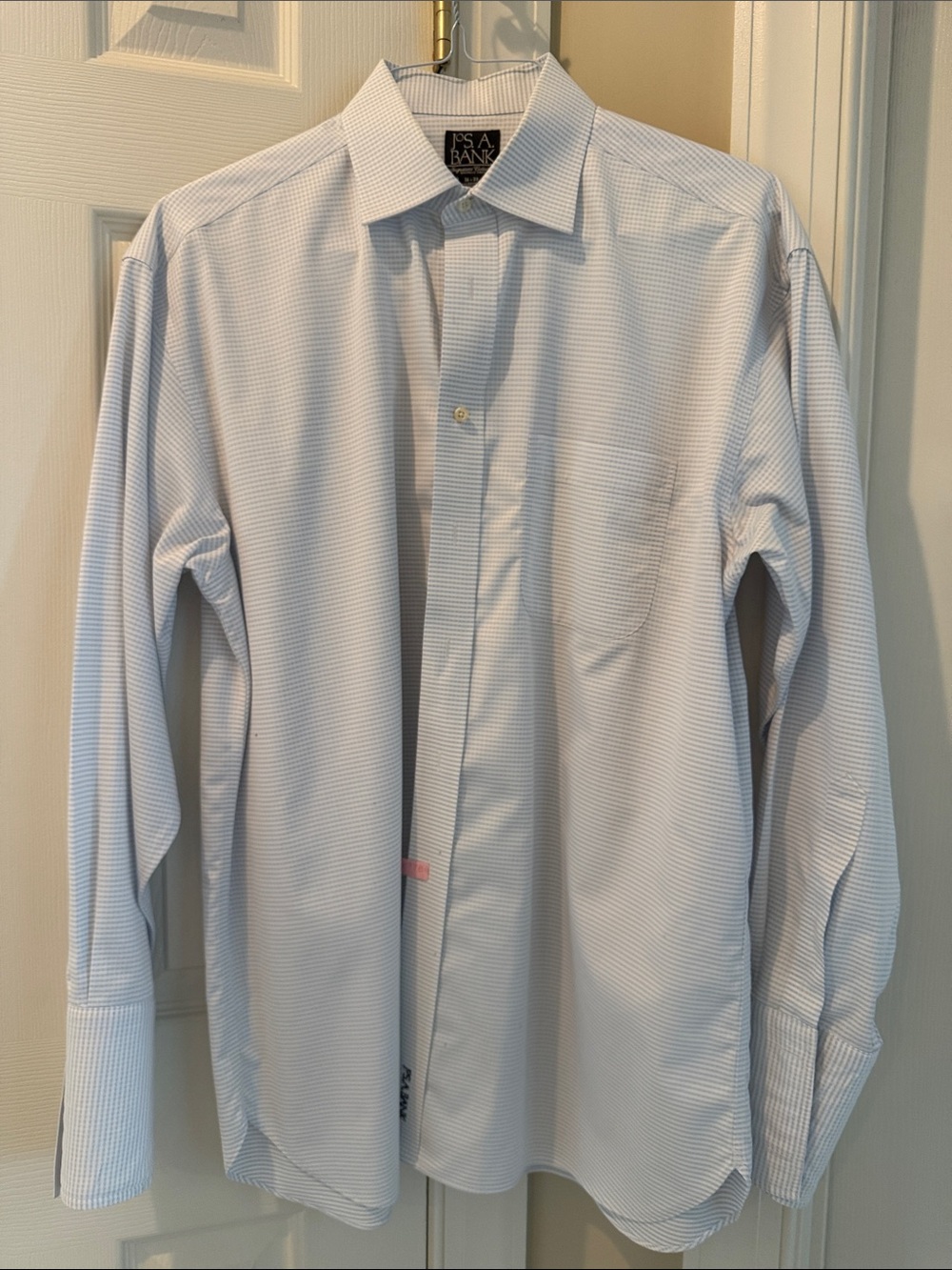 Jos. A. Bank Light Blue Micro-Stripe Men's Dress Shirt